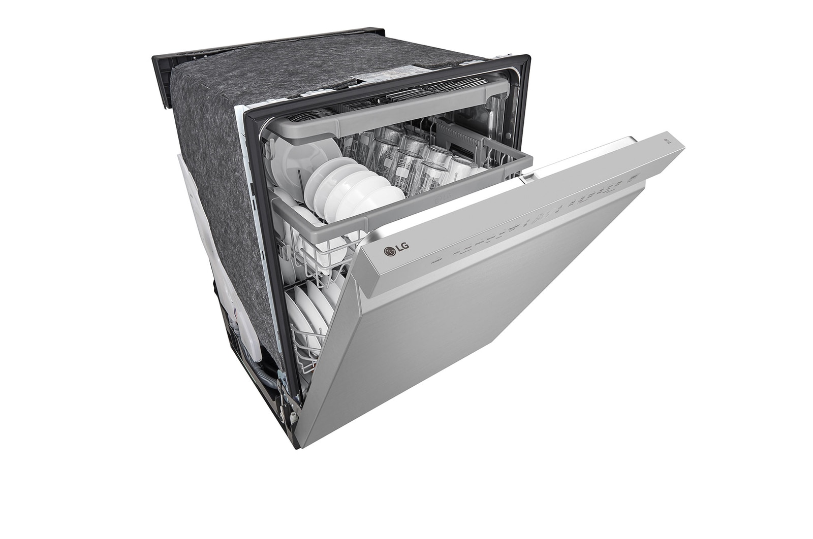 LG Lave-vaisselle à commande frontale du système QuadWash<sup>MD</sup> et du système EasyRack<sup>MD</sup> Plus, LDFN4542S