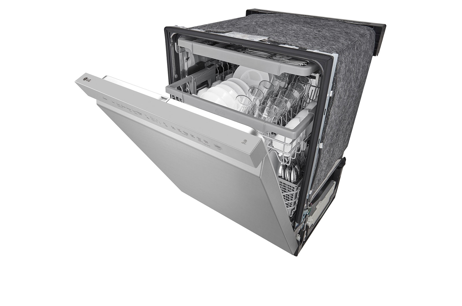 LG Lave-vaisselle à commande frontale du système QuadWash<sup>MD</sup> et du système EasyRack<sup>MD</sup> Plus, LDFN4542S