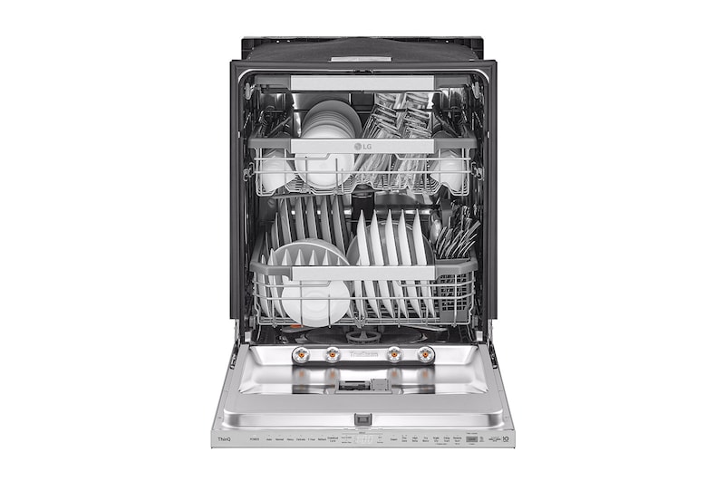 LG Lave-vaisselle intelligent avec lave et sèche en 1 heure, commandes sur le dessus et système QuadWash Pro<sup>MC</sup>, technologie TrueSteam<sup>MD</sup> et technologie Dynamic Dry<sup>MC</sup>, LDPH7972S