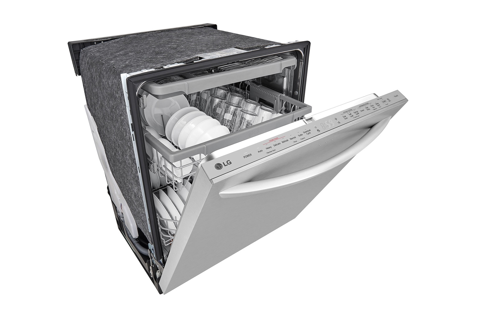 Left side top perspective view