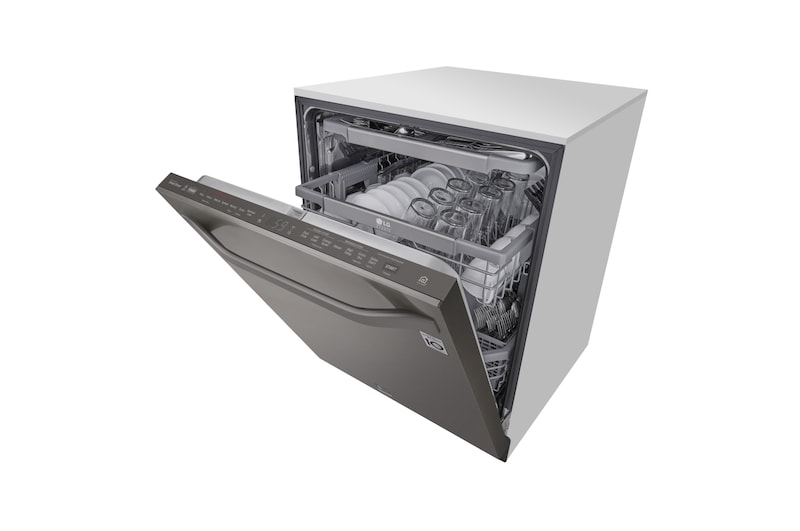 LG Lave-vaisselle LG STUDIO à vapeur et à commandes supérieures avec technologie QuadWash<sup>MC<sup/>, LSDT9908BD