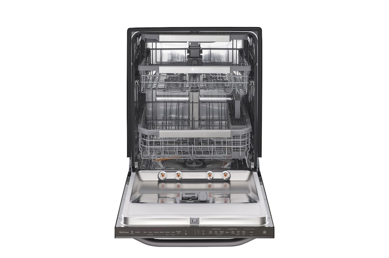 LG Lave-vaisselle LG STUDIO à vapeur et à commandes supérieures avec technologie QuadWash<sup>MC<sup/>, LSDT9908BD