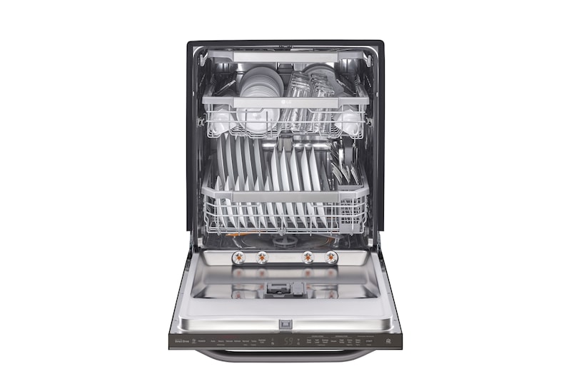 LG Lave-vaisselle LG STUDIO à vapeur et à commandes supérieures avec technologie QuadWash<sup>MC<sup/>, LSDT9908BD