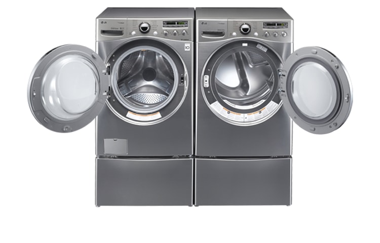 LG Laveuses à vapeur SteamWasher avec la plus grande capacité de 5,0 pi3 et la technologie ColdWash, WM3550HVCA