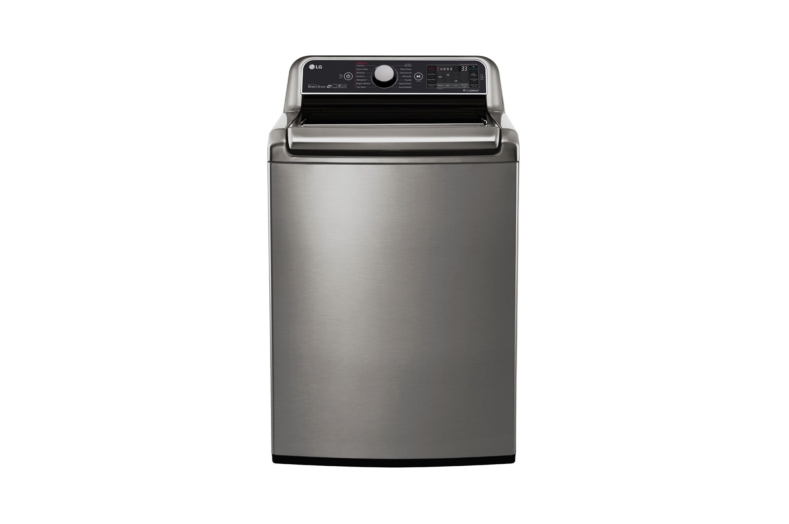 LG Laveuse à la vapeur à chargement vertical de 6,0 pi<sup>3</sup> à haute efficacité dotée de la technologie TurboWash, WT7600HVA