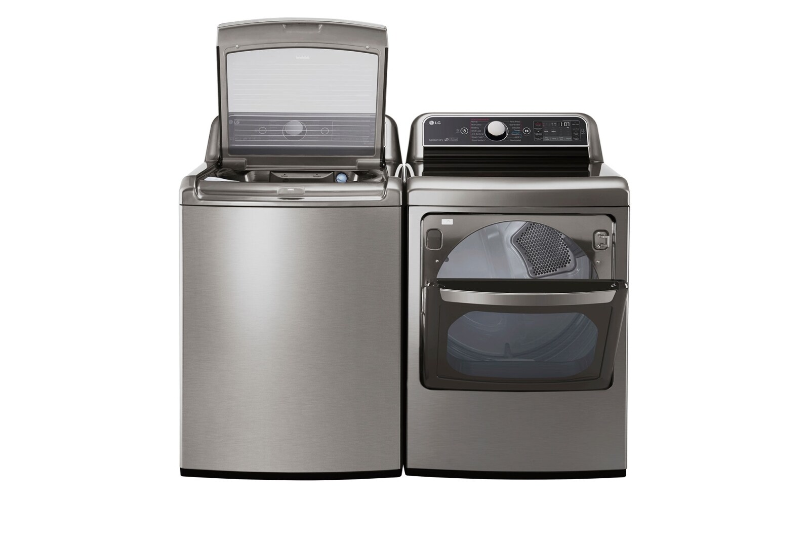 LG Laveuse à la vapeur à chargement vertical de 6,0 pi<sup>3</sup> à haute efficacité dotée de la technologie TurboWash, WT7600HVA