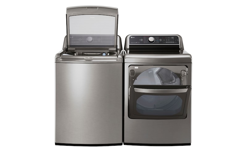 LG Laveuse à la vapeur à chargement vertical de 6,0 pi<sup>3</sup> à haute efficacité dotée de la technologie TurboWash, WT7600HVA