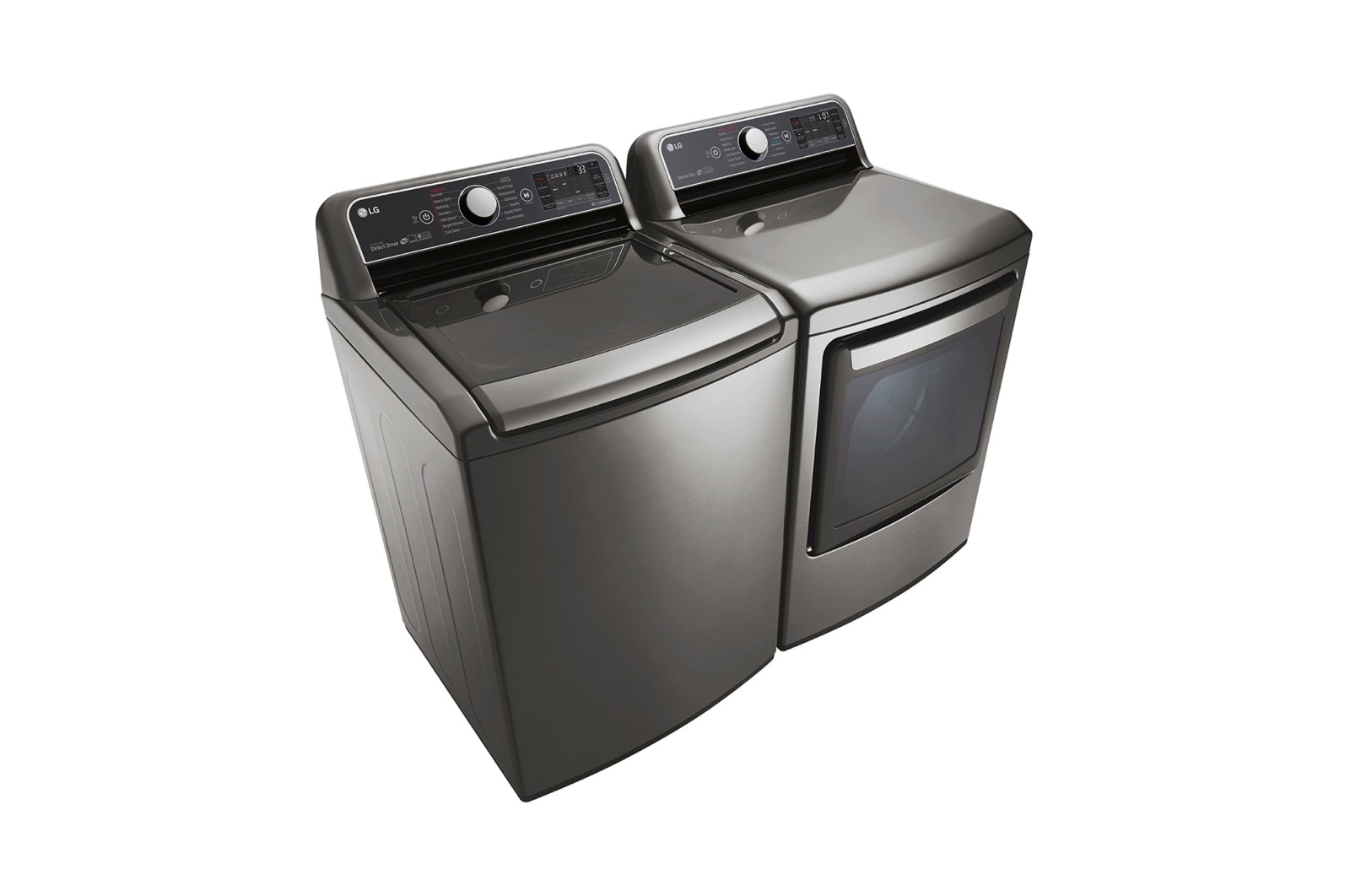 LG Laveuse à la vapeur à chargement vertical de 6,0 pi<sup>3</sup> à haute efficacité dotée de la technologie TurboWash, WT7600HVA