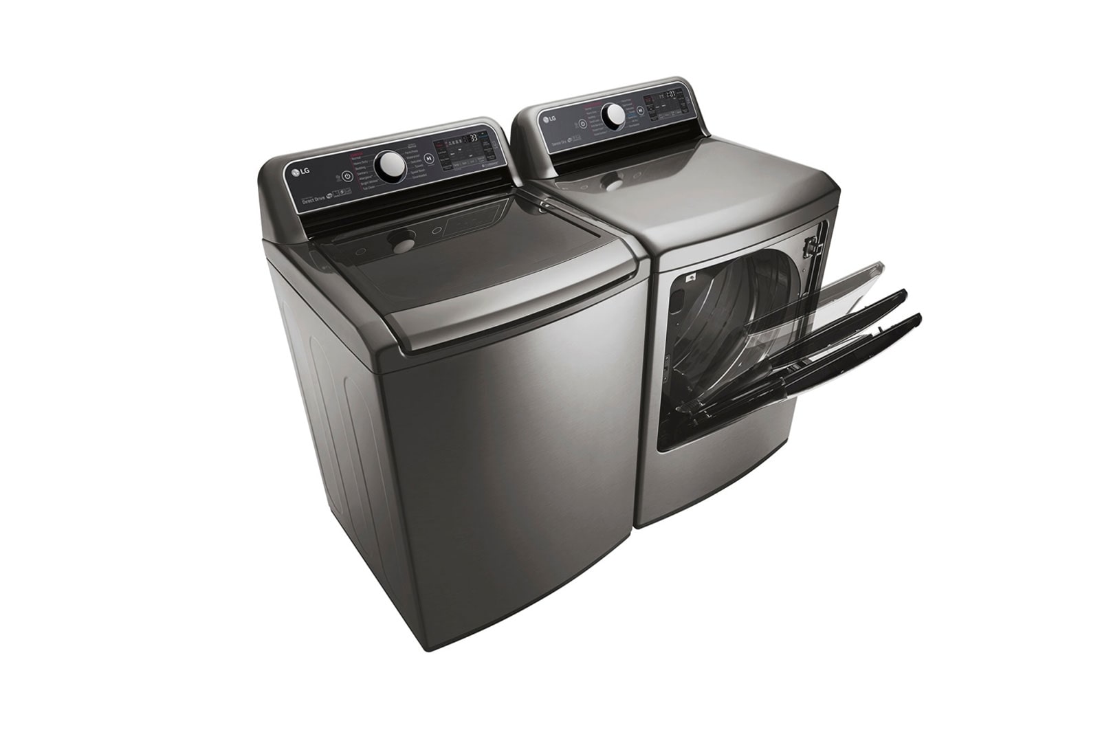 LG Laveuse à la vapeur à chargement vertical de 6,0 pi<sup>3</sup> à haute efficacité dotée de la technologie TurboWash, WT7600HVA