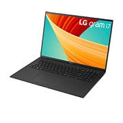 LG Ordinateur portable ultraléger LG gram de 17 po avec écran IPS WQXGA 16:10, plateforme Intel<sup>MD</sup> Core<sup>MD</sup> i7 Evo<sup>MC</sup> de 13<sup>e</sup> génération, Windows 11 Home, 16 Go de RAM, disque SSD de 1 To, noir, 17Z90R-K.AA78A9