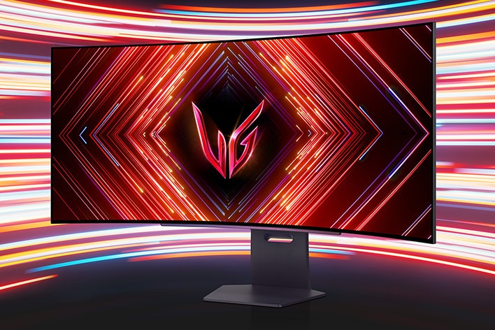 Product image of UltraGear OLED 45GS95QE gaming monitor.