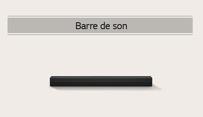 Une barre de son noire