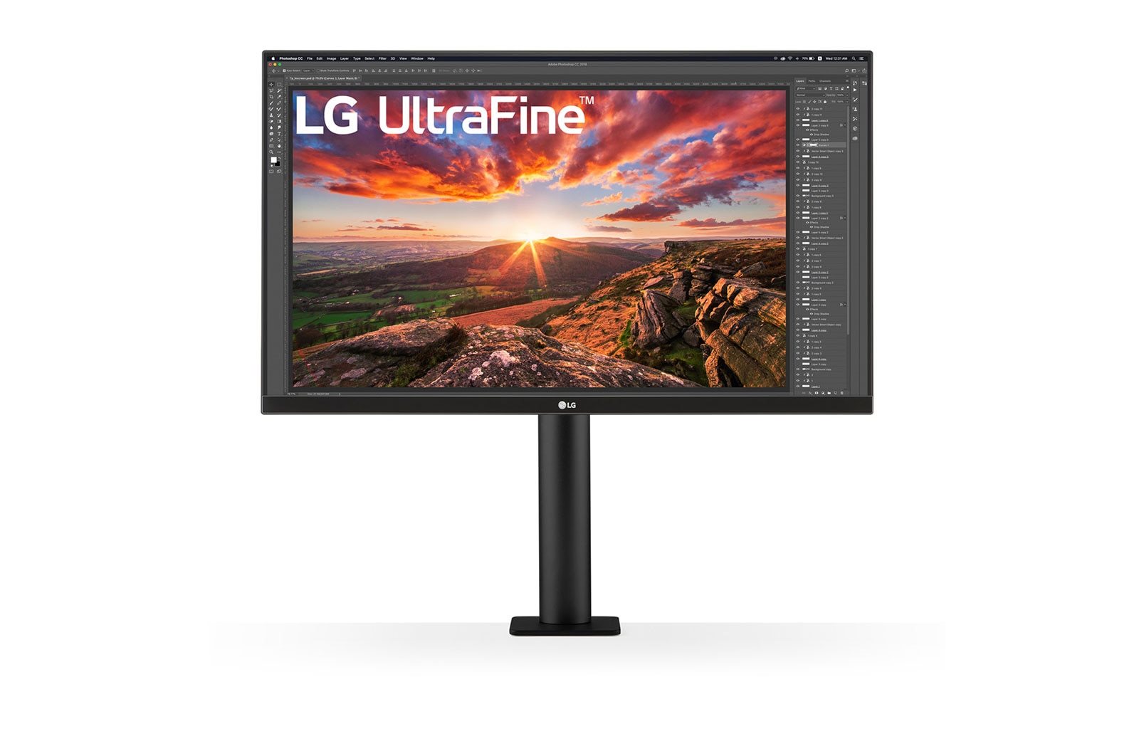 LG Moniteur Ergo IPS UHD 4K 27 po. avec USB de Type-C<sup>MC</sup>, 27UN880-B