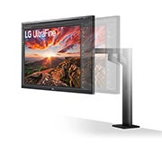 LG Moniteur Ergo IPS UHD 4K 27 po. avec USB de Type-C<sup>MC</sup>, 27UN880-B