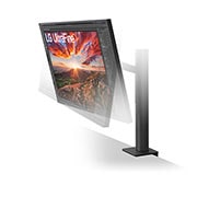 LG Moniteur Ergo IPS UHD 4K 27 po. avec USB de Type-C<sup>MC</sup>, 27UN880-B