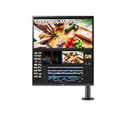 LG Moniteur DualUp 16:18 de 27,6 po avec port USB de type C<sup>MC</sup> et socle Ergo, 28MQ780-B