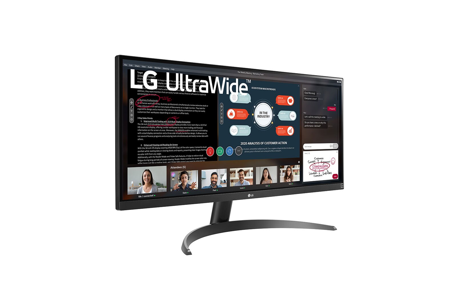 LG Moniteur IPS pleine HD 29 po. 21:9 UltraWide™ avec FreeSync<sup>MC</sup> d'AMD, 29WP500-B