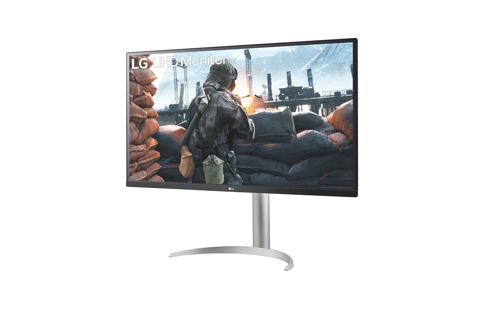 LG Moniteur UHD 4K (3840 x 2160) de 31,5 po avec USB de type C<sup>MC</sup>, 32UP550N-W