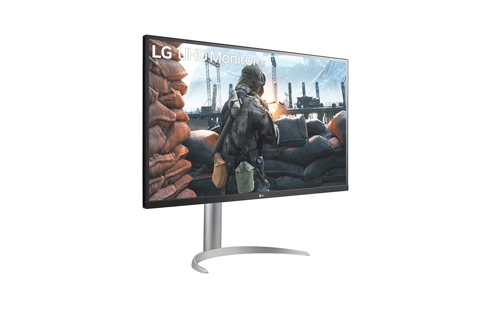 LG Moniteur UHD 4K (3840 x 2160) de 31,5 po avec USB de type C<sup>MC</sup>, 32UP550N-W