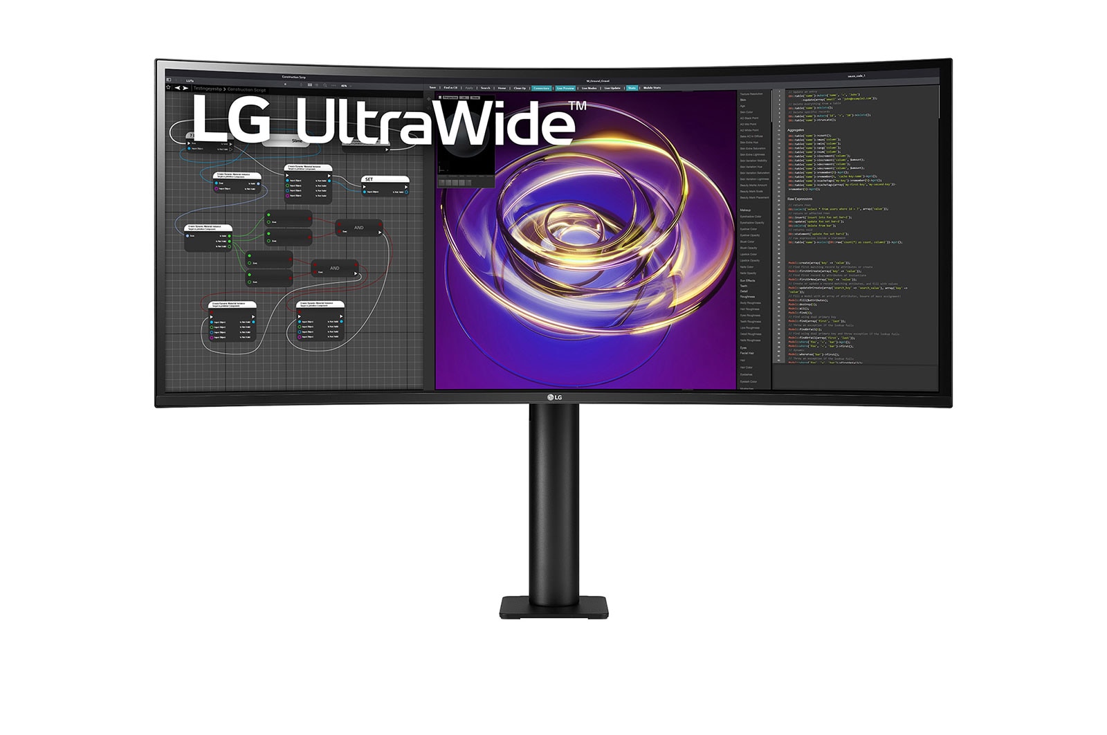 LG Moniteur Ergo QHD (3440 x 1440) UltraWide™ incurvé 21:9 de 34 po, 34WP88CN-B