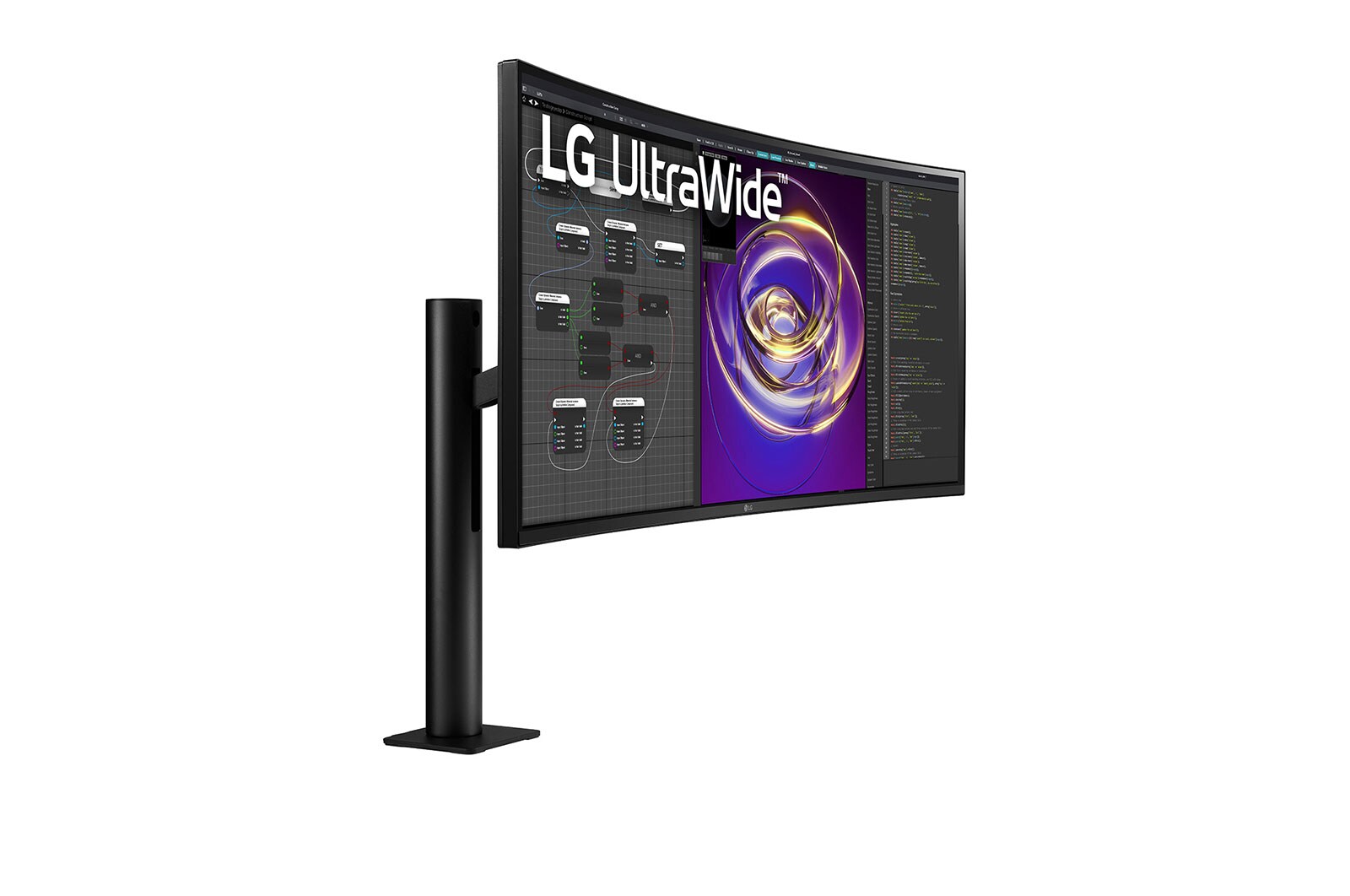 LG Moniteur Ergo QHD (3440 x 1440) UltraWide™ incurvé 21:9 de 34 po, 34WP88CN-B