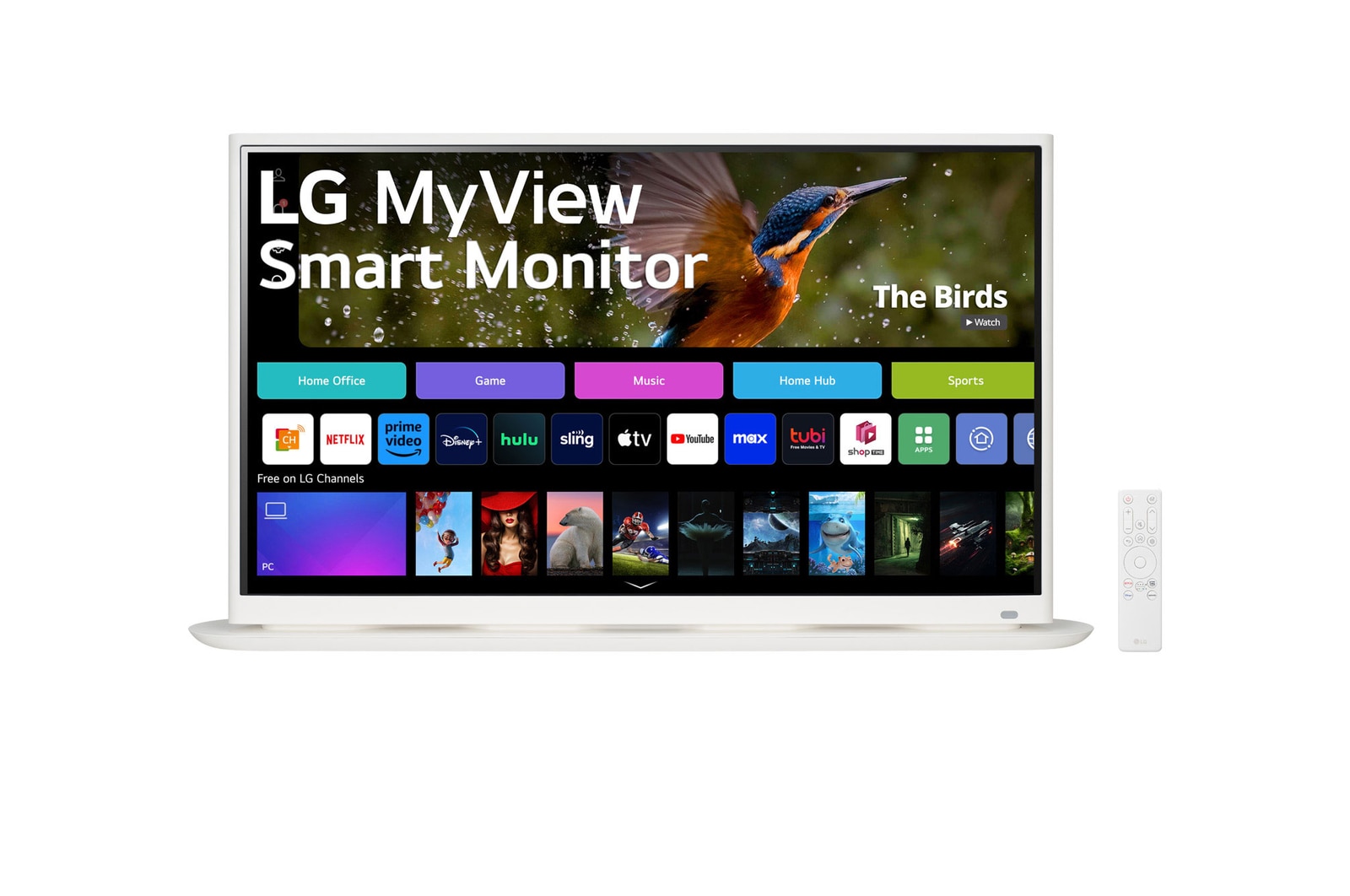 LG Moniteur UHD 4K (3810 x 2160) de 31,5 po avec HDR 10, 32SR70U-W