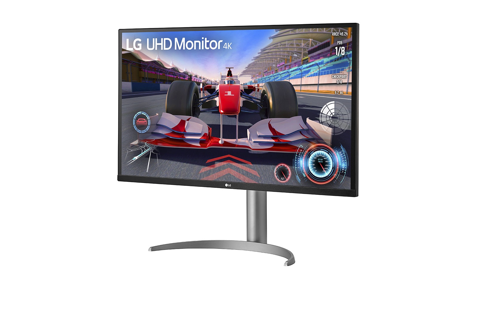 LG Moniteur 32 po UHD 4K HDR 10 avec USB Type-C<sup>MC</sup> avec 65W PD, 32UQ750-W