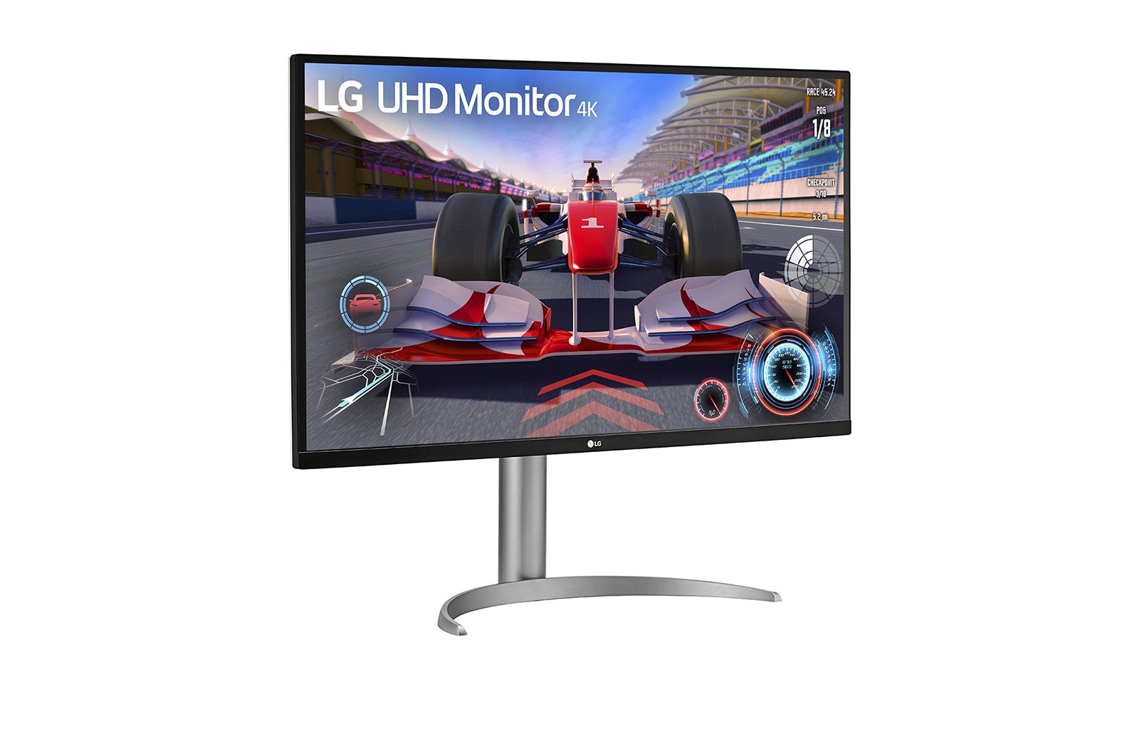 LG Moniteur 32 po UHD 4K HDR 10 avec USB Type-C<sup>MC</sup> avec 65W PD, 32UQ750-W