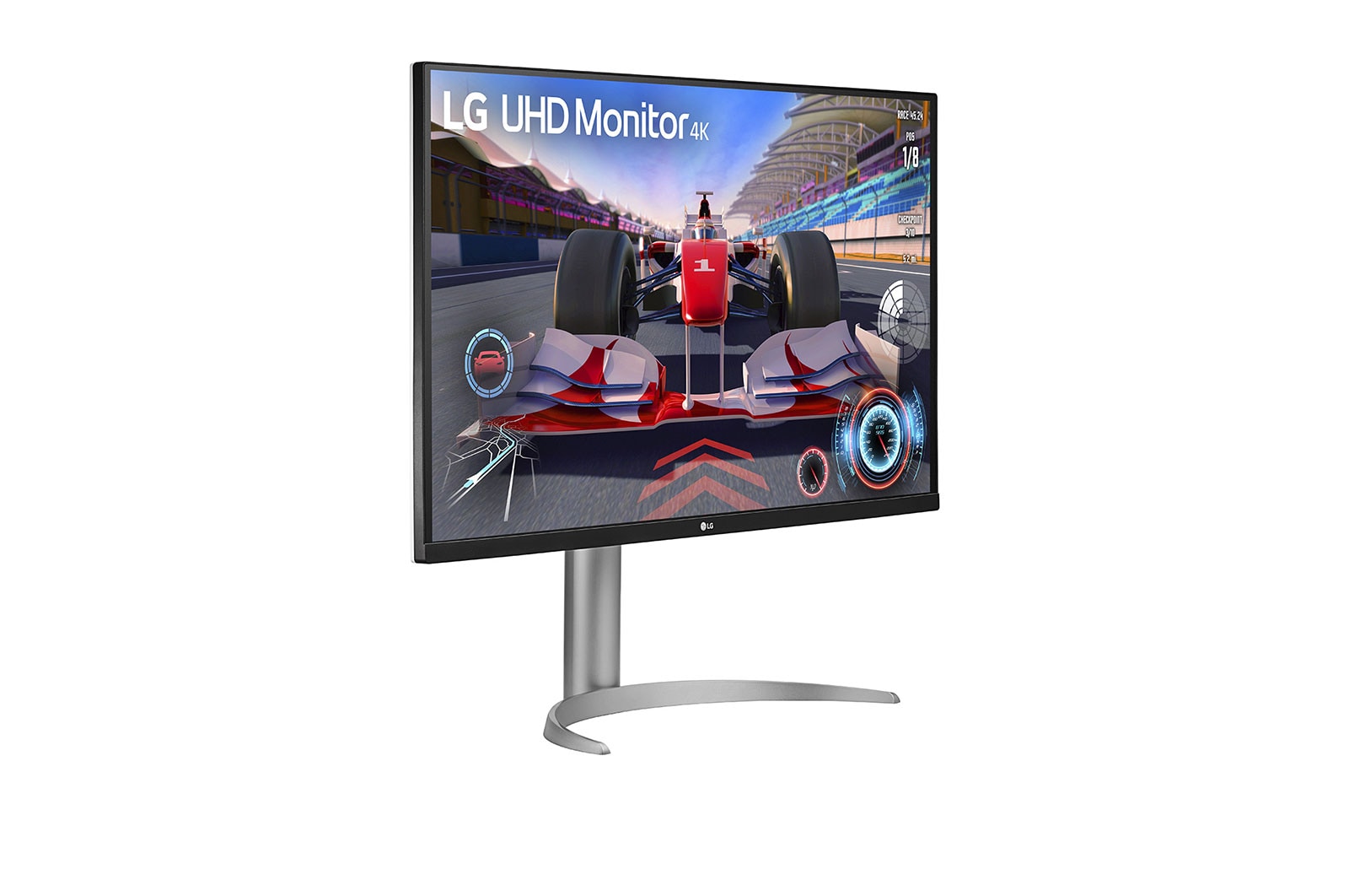 LG Moniteur 32 po UHD 4K HDR 10 avec USB Type-C<sup>MC</sup> avec 65W PD, 32UQ750-W