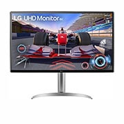 LG Moniteur 32 po UHD 4K HDR 10 avec USB Type-C<sup>MC</sup> avec 65W PD, 32UQ750-W