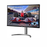 LG Moniteur 32 po UHD 4K HDR 10 avec USB Type-C<sup>MC</sup> avec 65W PD, 32UQ750-W