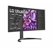 LG Moniteur incurvé UltraWide<sup>MC</sup> IPS QHD HDR 10 de 34 po avec commutateur intégré et USB de type C<sup>MC</sup>, 34WQ73A-B
