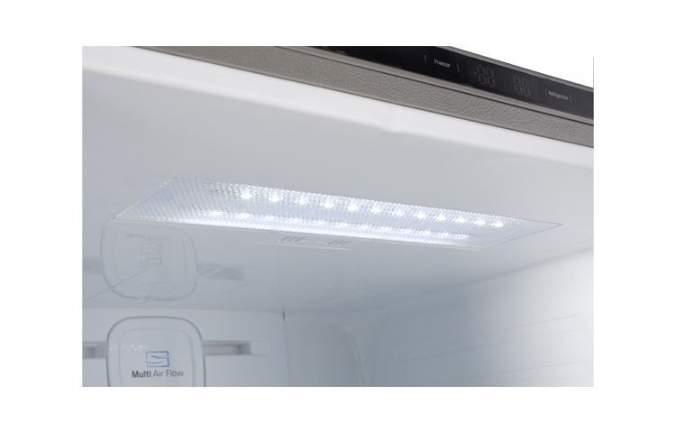 LG Réfrigérateur de 30 po, 22 pi 3 avec congélateur en bas doté d'une porte à charnière avec refroidissement à débit d'air multiple, LBN22370ST