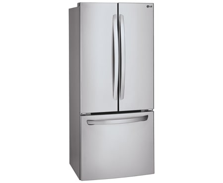 LG Réfrigérateur de 30 po d’une capacité de 22 pi3 avec porte à deux battants et refroidissement à débit d’air multiple, LFC22770ST