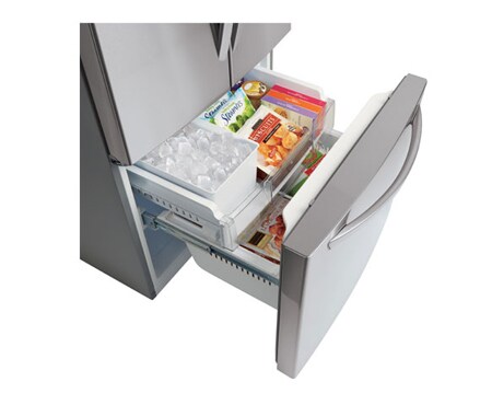 LG Réfrigérateur de 30 po d’une capacité de 22 pi3 avec porte à deux battants et distributeur externe d'eau, LFD22786ST