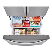 Freezer Door Opened Infill Top View