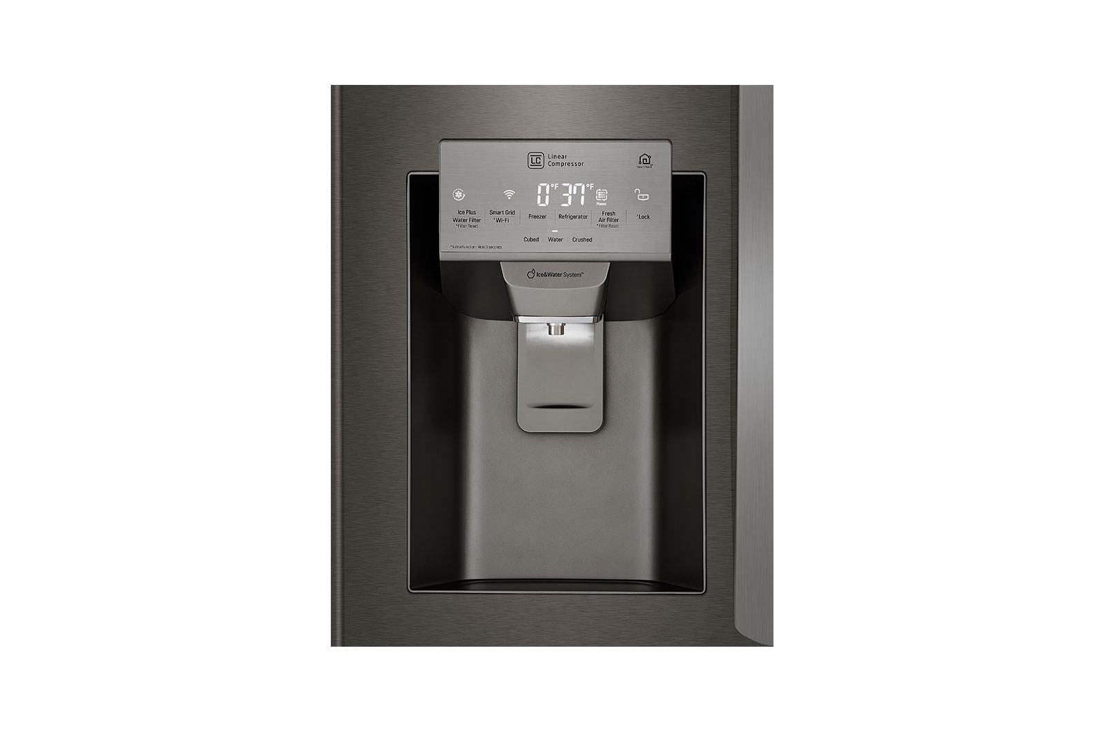 LG Réfrigérateur de 33 po avec porte à deux battants, avec Smart Cooling<sup>MC</sup> Plus et ThinQ<sup>MD</sup>, LRFXS2503D