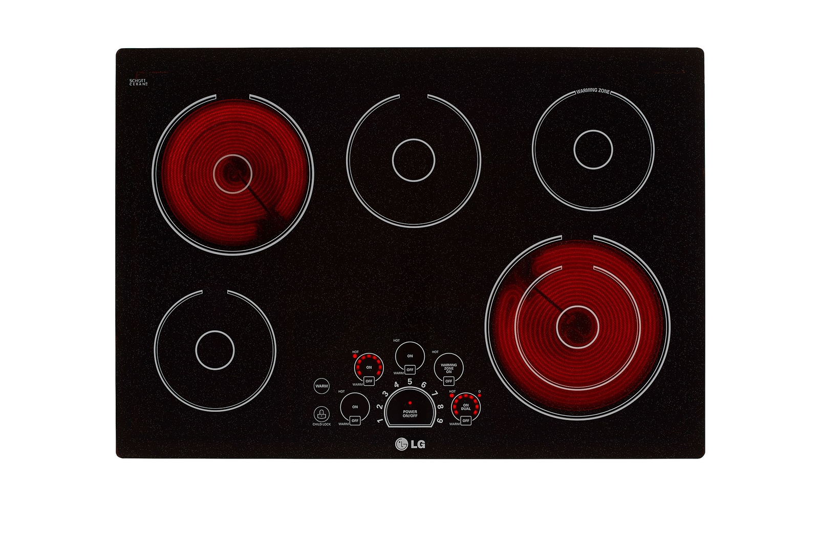 LCE3010SB ProductImage Cooktop View