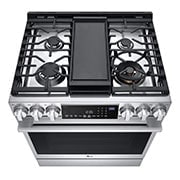 LG Cuisinière au gaz encastrable de 6,3 pi³ avec les technologies InstaView<sup>MD</sup>, ProBake Convection<sup>MD</sup> et Air Fry de LG STUDIO, LSGS6338F