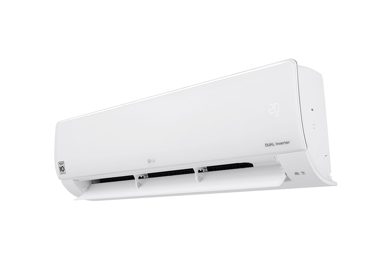 LG Climatiseur DUALCOOL PRESTIGE ThinQ de 18 000 BTU, fonctionnement hyper chauffage à -25 °C, LAN180HYV3