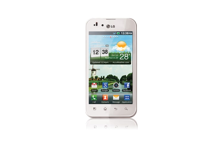 LG Optimus Black | Mince. Léger. Lumineux. Puissant et efficace. Également disponible en blanc., LGP970