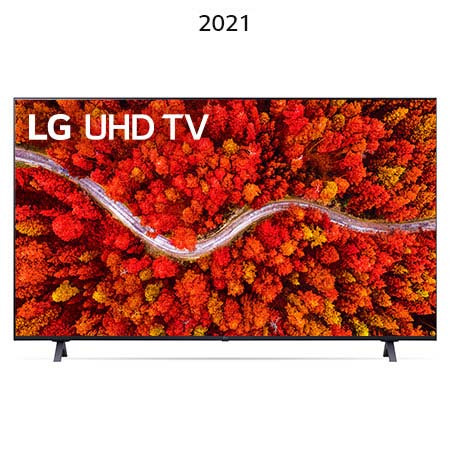  Vue de face du téléviseur UHD de LG