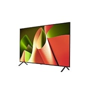 Vue latérale gauche du téléviseur OLED de LG, OLED B4