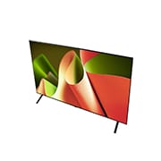 Vue inclinée depuis le dessus du téléviseur OLED de LG, OLED B4