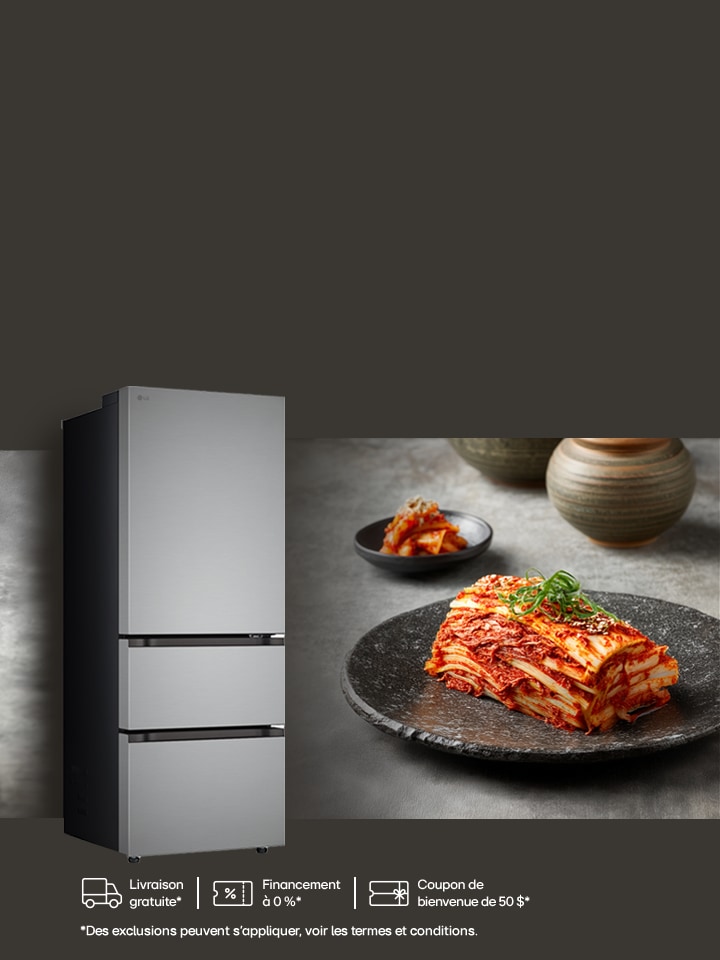 Conçu pour garder le kimchi frais et savoureux. Réfrigérateur à kimchi : nouveau prix réduit à 1 799,99 $