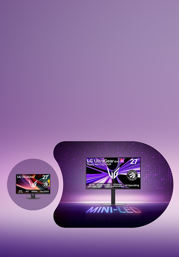 Inscrivez-vous pour être avisé du premier moniteur UltraGear 27 po 5K Mini LED. Profitez de la mise à l’échelle 5K2K par IA et recevez un moniteur gratuit au lancement.