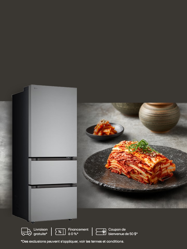 Conçu pour garder le kimchi frais et savoureux. Réfrigérateur à kimchi : nouveau prix réduit à 1 799,99 $