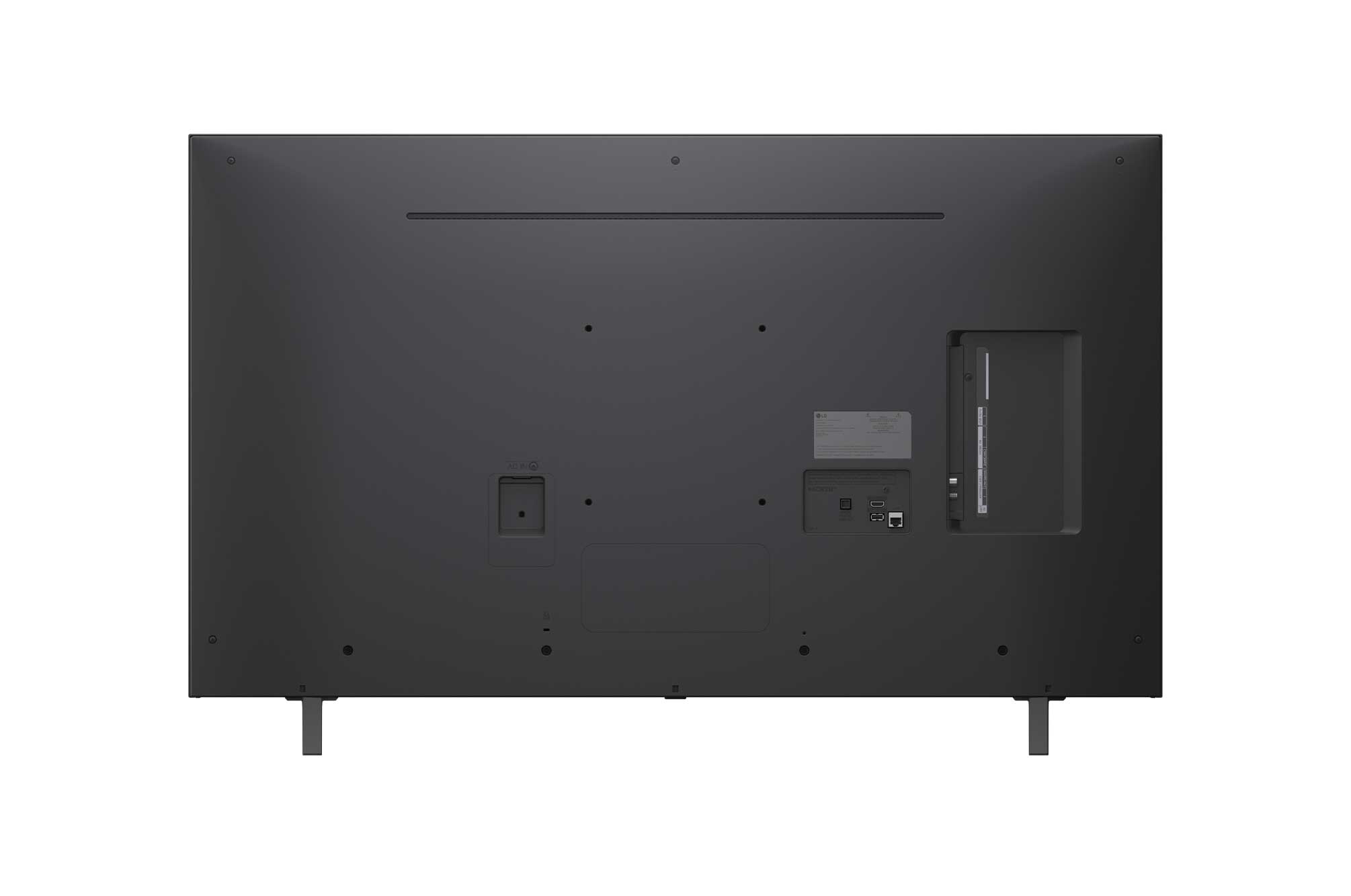 Rückansicht des LG NanoCell NANO80 TV