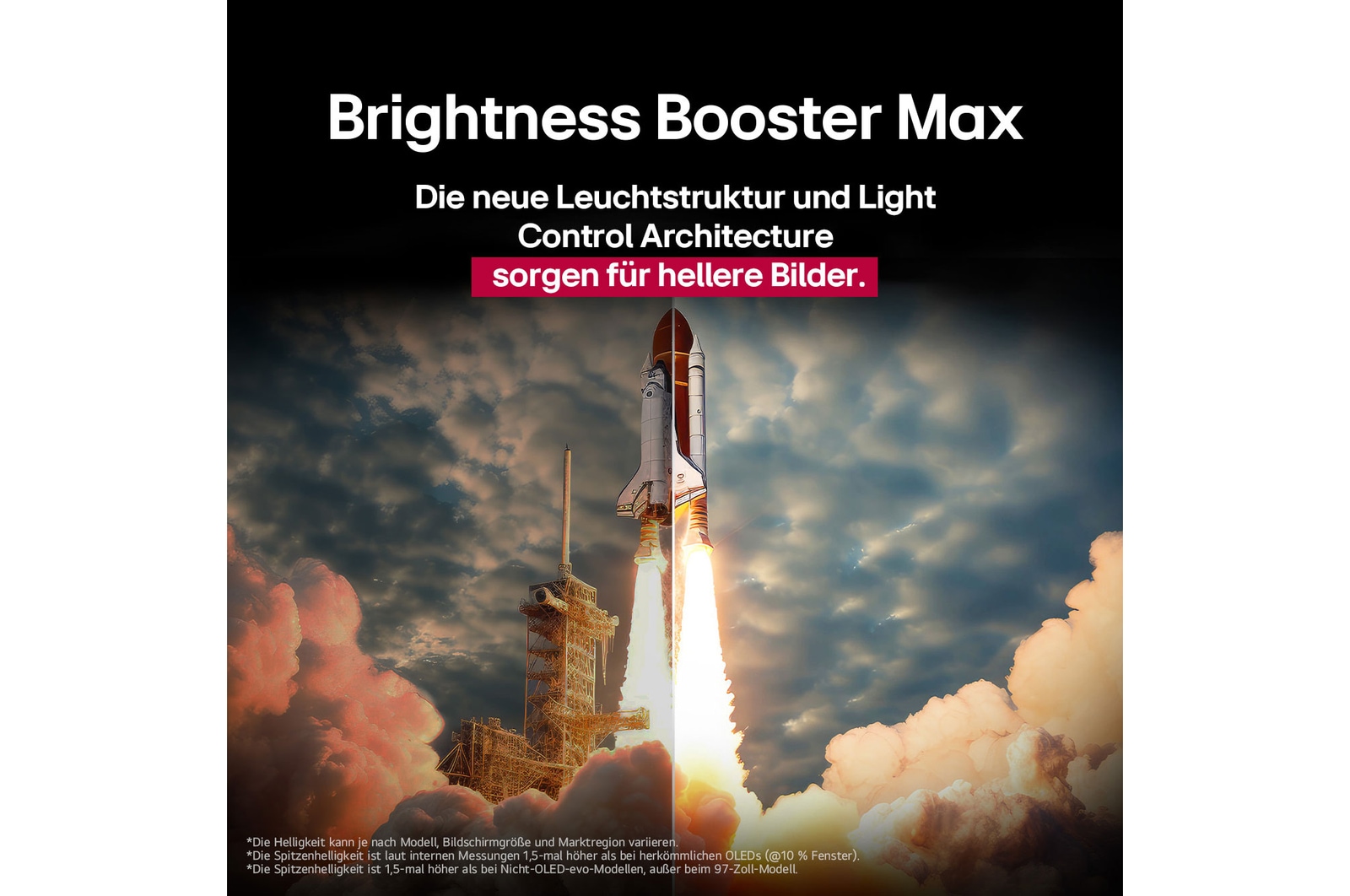 Auf dem Bildschirm eines LG OLED-Fernsehers befindet sich die webOS 25-Startseite, die mit Apps und Unterhaltungsinhalten gefüllt ist. Neben dem Fernseher befindet sich die LG AI Magic Remote-Fernbedienung. Der AI Button ist hervorgehoben, als ob sie durch die Stimme des Benutzers aktiviert wurde. Daneben befindet sich eine Sprechblase, die auf "Mein Profil" umschaltet. Der kurze Text erklärt, wie Nutzer nun ihre Stimme mit ihrem persönlichen Profil synchronisieren können, um eine einfachere Navigation und personalisierte Empfehlungen zu erhalten.