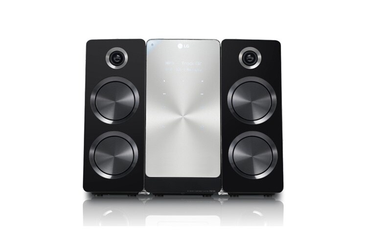 LG iPhone® kompatibles Micro-Hi-Fi-System mit USB-Anschluss inklusive Ladefunktion, MP3-Optimizer, FA166